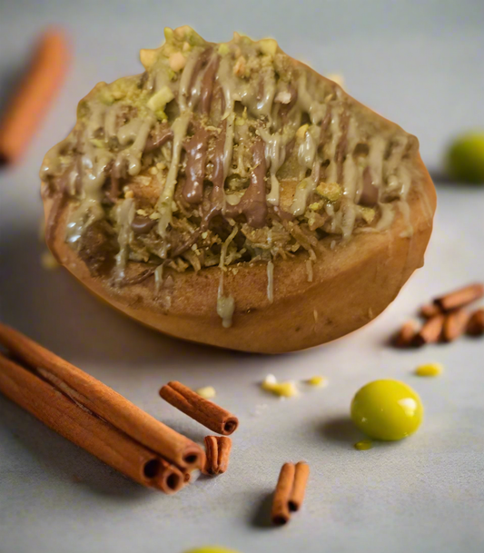 Dubai Cinnamon Rolls (pack of 2), UBE Cinnamon Roll, Sample 1 Dubai and 1 UBE Cinnamon Roll, or Pumkin Cinnamon Rolls