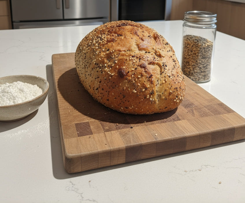 Everything Bagel Loaf